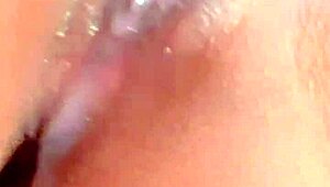 picture this latina milf in shorts jeans squirting her shaved pussy on your cock pov