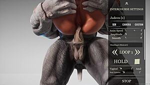 damn girl 😍 black big ass big tit milf jadeen wrecked by rhinoman's monster cock 👅💦