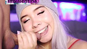 Valentina Blonde Bombshell Begs for Daily Orgy Cum Coverage!