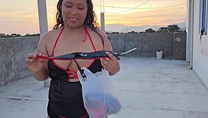 i'm the submissive milf dominated outdoors with facial cum and spanks on my big ass