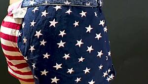 Watch Sabrina's Big Tits Bounce While She Blows Huge Cock for Cumshot!