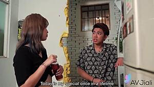 whoa bad girl strips naked for painting then bends over moaning in doggystyle fuck 😈💦🔥