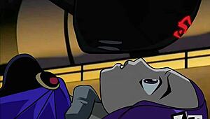 Teen Titans Raven Takes Brutal Cumshot Poundings!