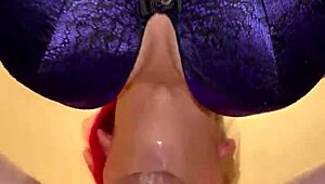 watch me gag on cock with sloppy saliva deepthroat and cum!