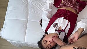 what if petite teen's miniskirt hides her naughtiest small tits secrets?