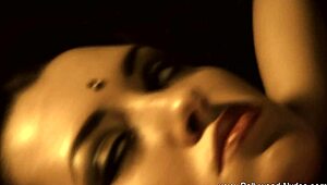 imagine this brunette indian stripping in erotic bollywood tease dance