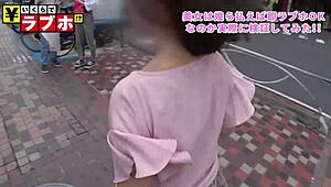 Japanese wife squirts hard on big cock in amateur creampie blowjob