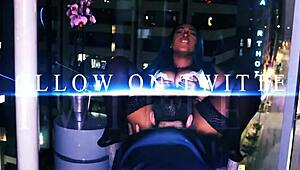 Two british college teens suck huge cock then snowball the cum