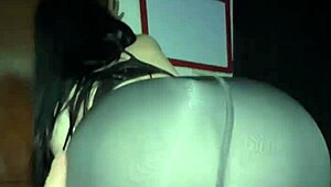 your gym friend's cute pussy rides you hard after spotting her