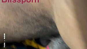 Fingered and fucked skinny African milf in amateur action