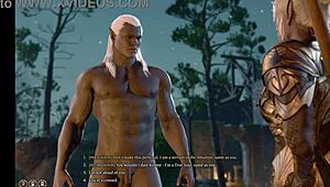 minthara's nude bg3 sex scene fantasy with monster penis seduction and boobs exposed