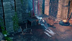 minthara's nude bg3 sex scene fantasy with monster penis seduction and boobs exposed