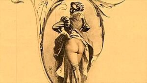 Vintage Hairy Pussy in Retro Erotic Display