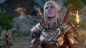 minthara's nude bg3 sex scene fantasy with monster penis seduction and boobs exposed