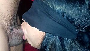 how deep can this latina throat that cock for record?