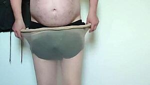 bodystocking stretches tight over curves in full demo