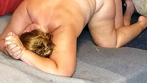 Can you feel this deep creampie filling her up from behind?!