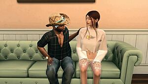 a good grandpa enjoys sinful city fun with young teen