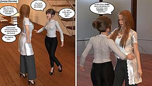 at the office party things heat up in chapter 06b with tricks unfolding