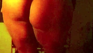 Chubby Mexican MILF bares her fat hairy pussy for voyeur eyes!!