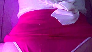 BBW matang rok upskirt ngentot celana dalam disingkir peju panas di pantat