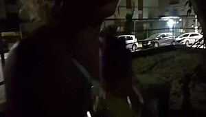 stranger bends me over alley for outdoor pov street sex