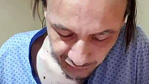 In chapter 24 she finally says I love you to him casually