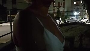 stranger bends me over alley for outdoor pov street sex