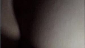 arab milf teases shaved pussy asshole before interracial cumshot