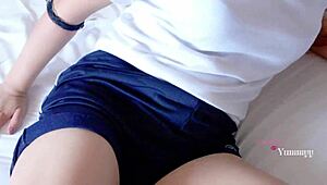 skipping class to fuck the big ass classmate in her tight shorts she bounces hard