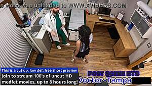 ready for dr tampa's pre-employment physical with alix avery's anal fingering?
