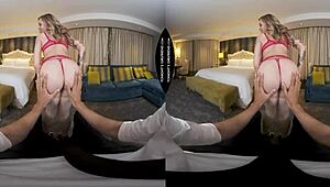 vr fun teases with big black monster cock stretching petite rory knox in lingerie stockings