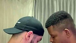 muscular brazilian bodybuilder takes unknown gym stranger's huge cock up her ass for first time