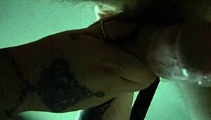 Amateur couple's bent over ass fingering leads to thick cumshot