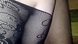 Wife Sucks Hubby's Cock and Balls Before Mounting It Hard