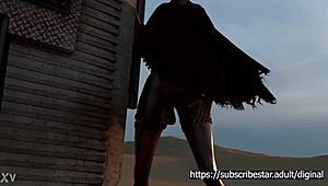 Scarlet rams monster cock deep into anna's sexy tight ass