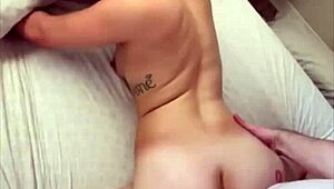 Slim thick escort rides old man's dick then cums on ass 💦🍑