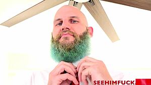 jeanie marie sullivan rims brian omally while jerking him hard