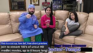 ready for dr tampa's pre-employment physical with alix avery's anal fingering?