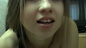 Fresh from class she strips and fingers her aching pussy to quick orgasm relief