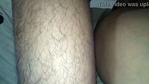 Cheating lets boy lick pussy then doggy creampie