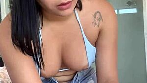 sara blonde takes raw creampie in ass from john coffee