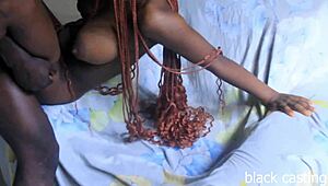 ever wonder what happens in amateur ebony casting? petite babe takes big black cock doggystyle 😏🍫🍆