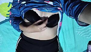 Amateur Couple Hot Hotel Room Fuck with Big Tits Ass Cosplay