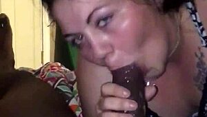 cecee superhead slurps and swallows cum deep in mouth