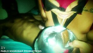 Black Friday Huge Latina BBW Milks Oiled Puffy Nipples in Cosplay