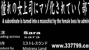Japanese Tattoo Mistress Sara Smothers Face Sits Femdom Handjob Session