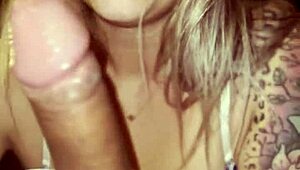 throat goat takin that big black monster cock deep interracial!!