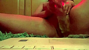 sexy milf gets super worked up and pounds her dildo hard