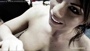 Two Chicks Fiercely Suck And Ride Big Cocks Hard